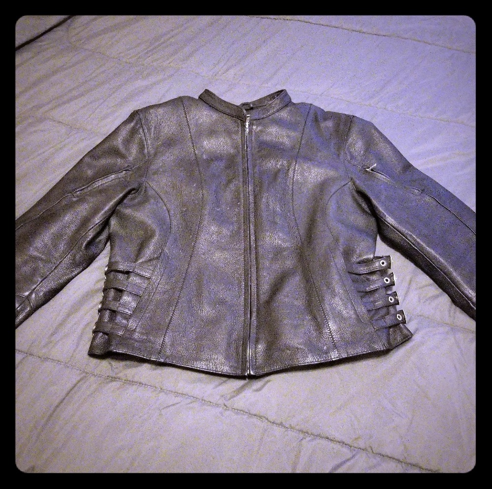 First Classic Leather Moto Jacket